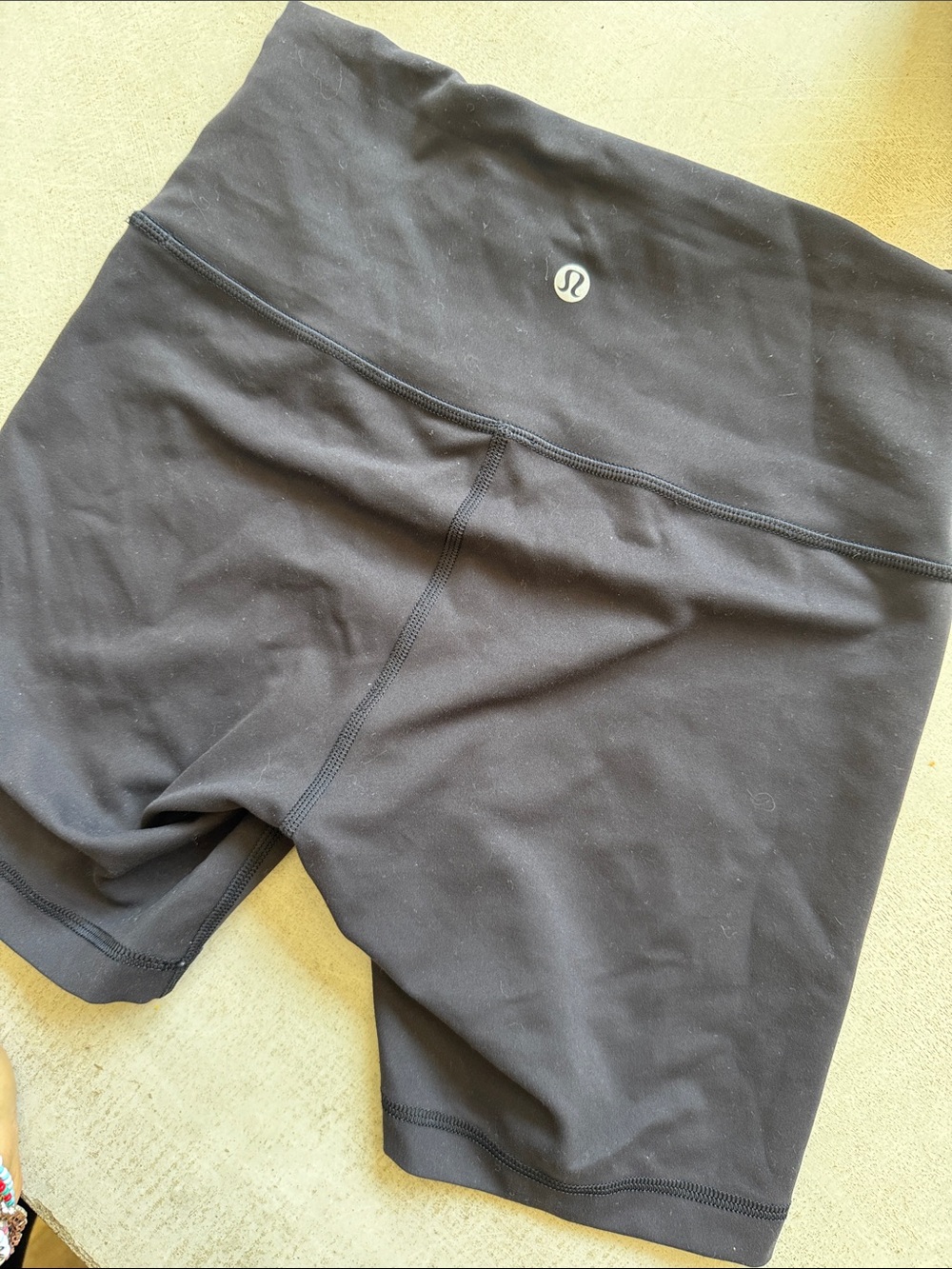 lululemon athletica Black High-Waist Bike Shorts